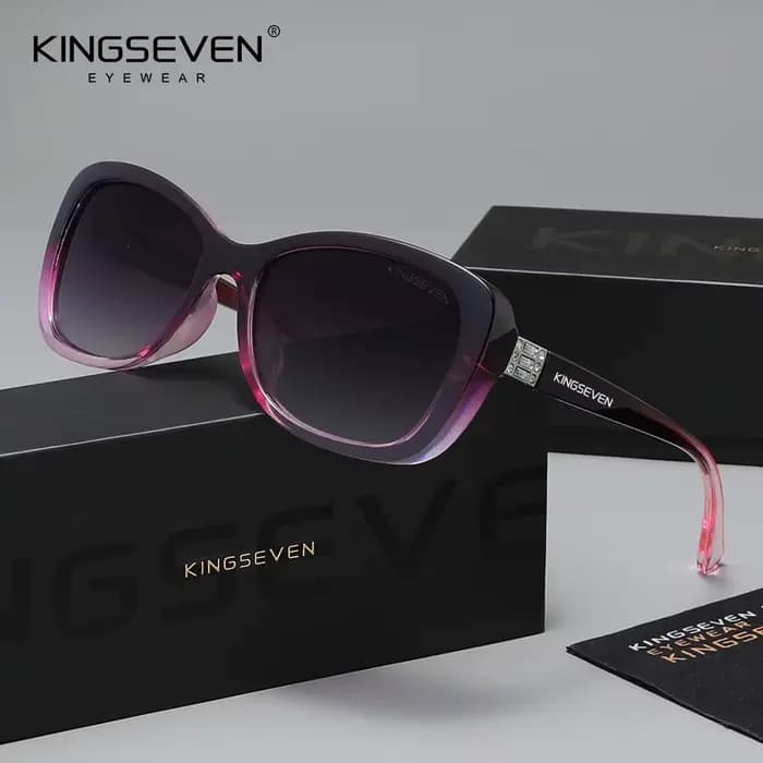 KINGSEVEN – lunettes de soleil polarisées UV400 pour femmes, monture ovale, classiques, décontractée