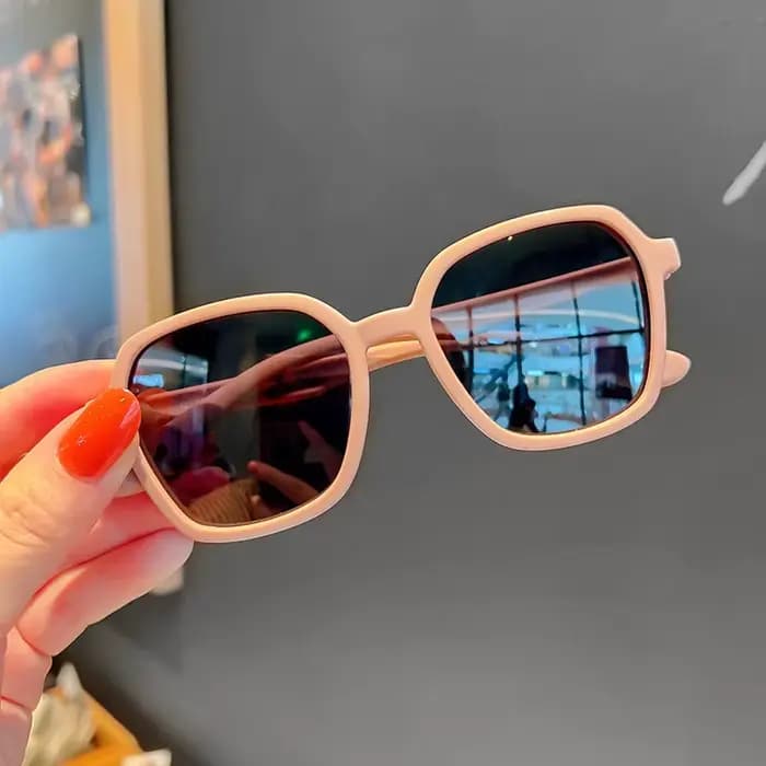 Lunettes de soleil carrées UV400 pour enfants, mignonnes et tendance, pour activités de plein air