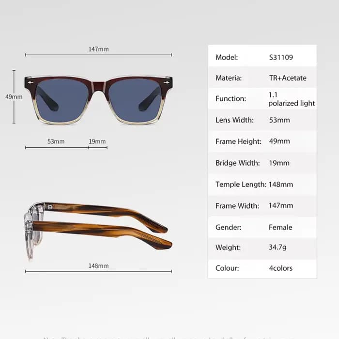Reven Jate-Lunettes de soleil polarisées pour homme, bonne qualité, protection contre la lumière du
