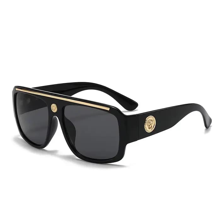 2025 à la mode nouveaux hommes lunettes de soleil cadre épais mode haute sens défilé lunettes de sol