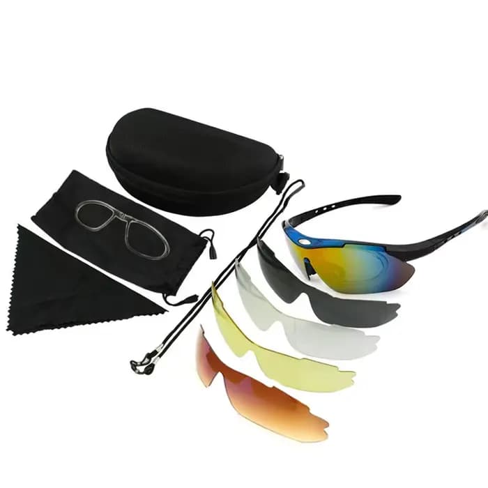 VULPO Sport de plein air randonnée lunettes moto équitation Camping chasse lunettes tactiques avec 5