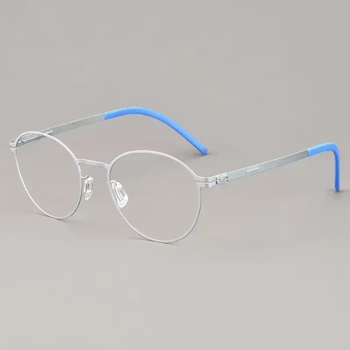 Lunettes TONA super fines pour hommes et femmes, acier inoxydable, aviation médicale, lunettes ronde
