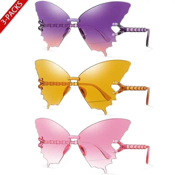 Lunettes papillon irrégulières pour femmes et hommes, nuances, mode, mignon, décontracté, 03 tenue s