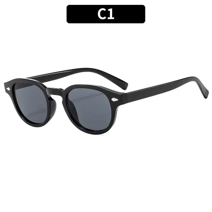 Lunettes de soleil rondes en écaille de tortue vintage pour femmes et hommes, design de marque rétro