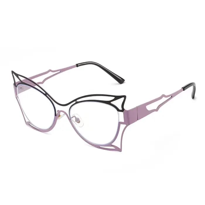 Lunettes de lecture photochromiques en métal papillon pour dames, lunettes de presbytie optiques évi