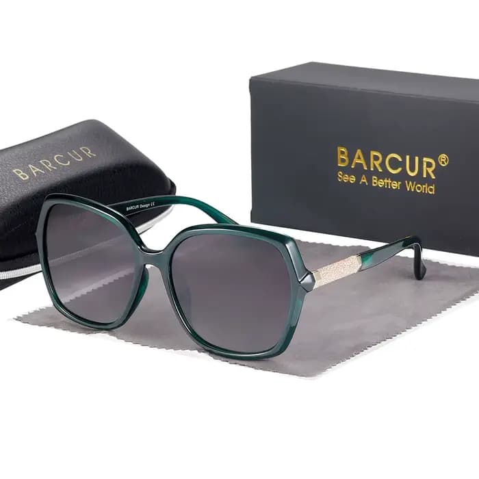 BARCUR Design lunettes de soleil polarisées femmes UV400 dame mode dégradé lunettes de soleil pour l