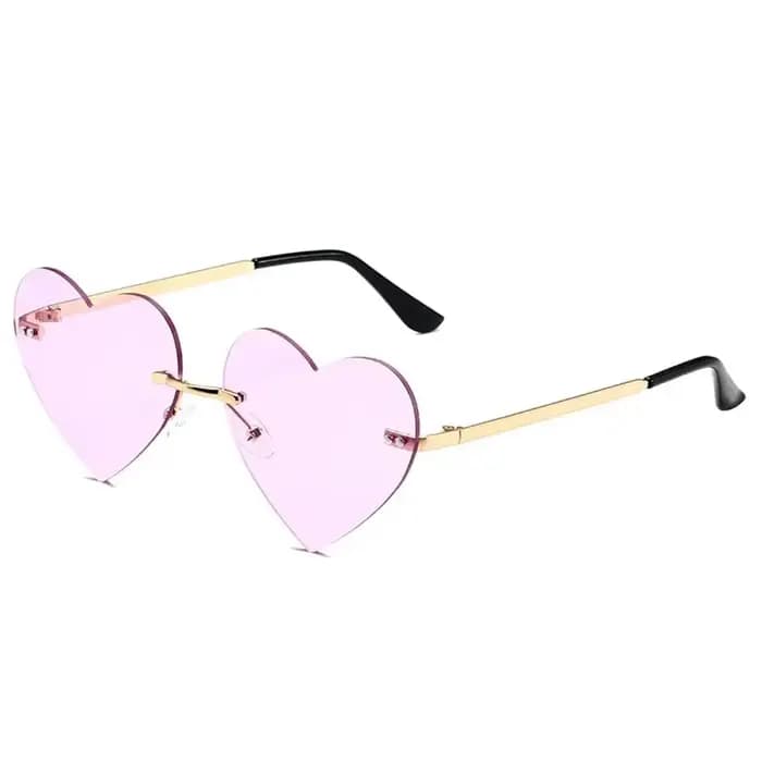 Lunettes de soleil en forme de cœur, lunettes de soleil vintage des années 90, protection UV400, mon