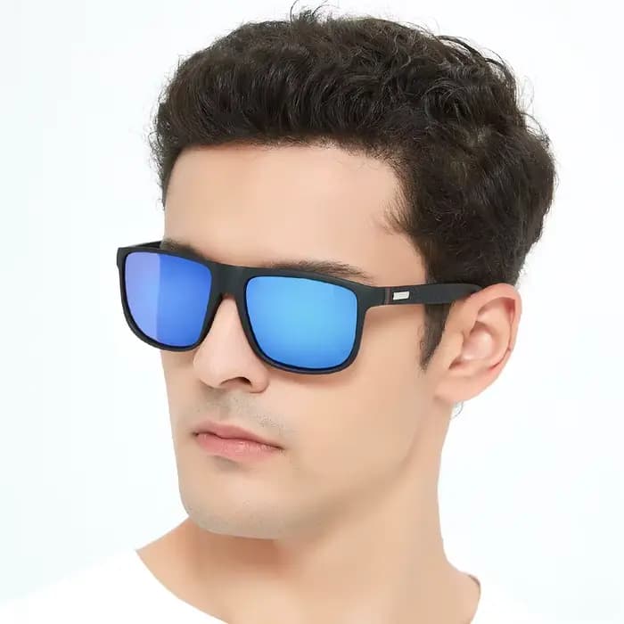 Lunettes de soleil de conduite de plein air tendance, monture carrée populaire, lunettes de soleil c