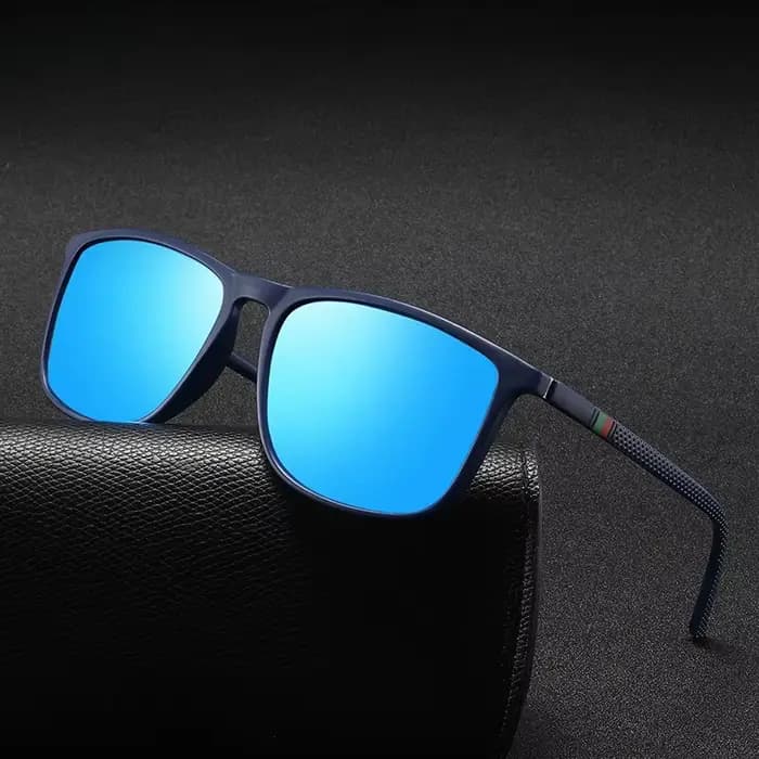 Nouvelle marque De luxe lunettes De soleil polarisées hommes cadre carré classique femmes lunettes c