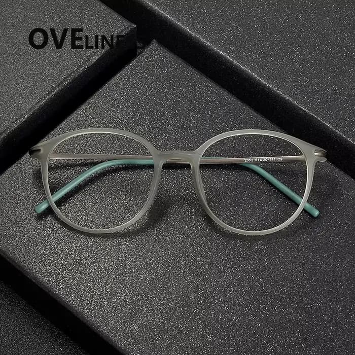 2025 acétate titane lunettes cadre pour hommes femmes marque Design rétro Vintage rond lunettes cadr
