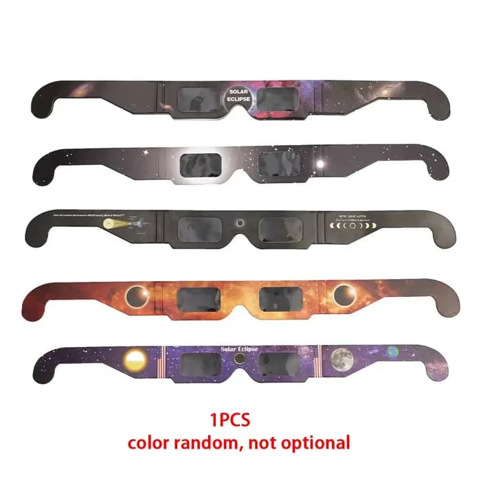 Lunettes d'éclipse solaire à monture complète, lunettes solaires sécurisées, lunettes d'observation