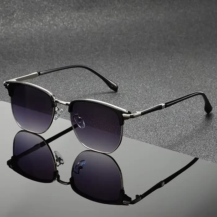 Lunettes de soleil carrées de luxe hommes femmes marque concepteur tendance alliage cadre lunettes d