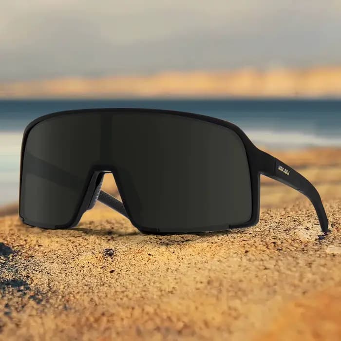 MAXJULI lunettes de soleil polarisées pour hommes femmes, coupe-vent Sports de plein air cyclisme co
