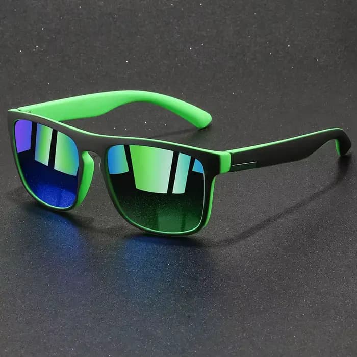 Lunettes de soleil sport carrées vintage tendance pour hommes et femmes, idéales pour la pêche et la