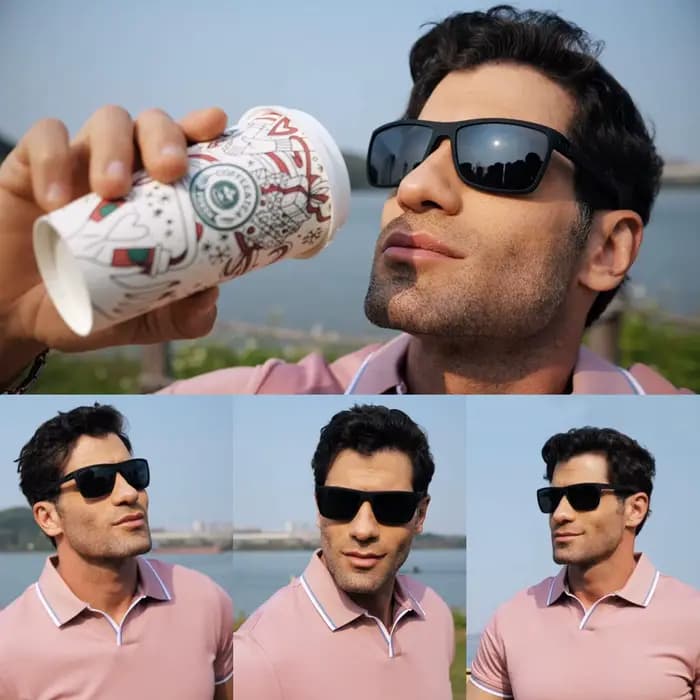 Pack de 3/4 nouvelles lunettes de soleil polarisées colorées pour hommes et femmes adaptées à la con