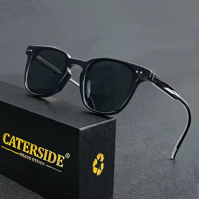 CATERSIDE lunettes de soleil rondes rétro hommes Punk marque de mode Design lunettes de soleil femme