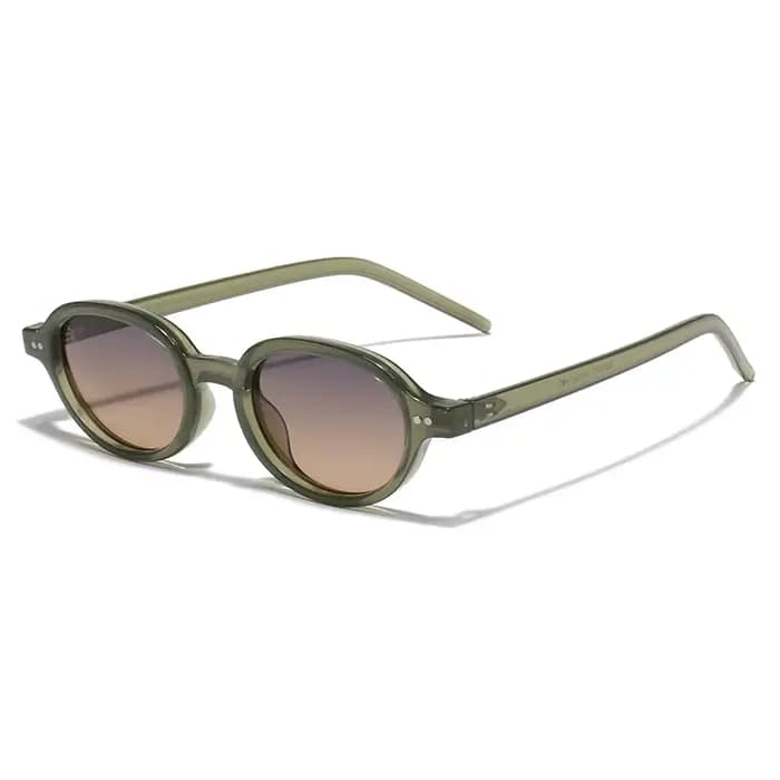 DDDLONG rétro mode ovale Punk Y2k lunettes de soleil femmes hommes lunettes de soleil Vintage UV400