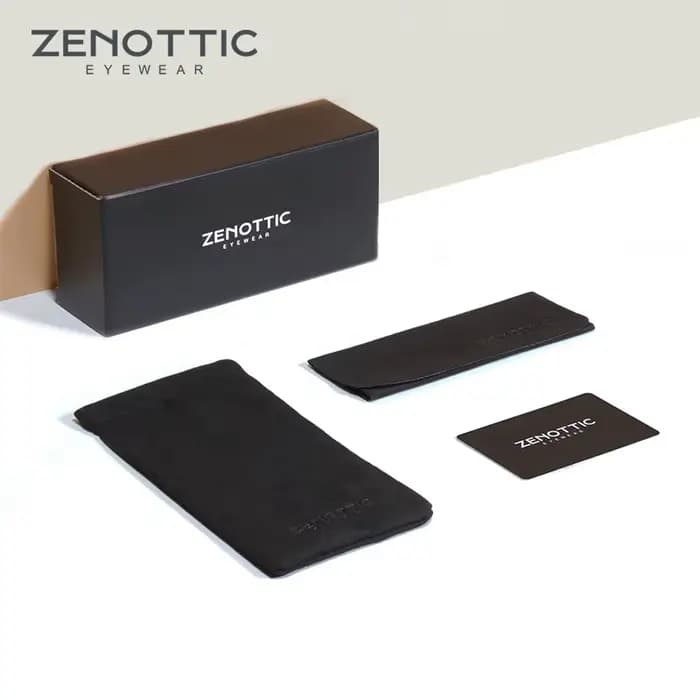 ZENOTTIC – lunettes de soleil polarisées pour hommes et femmes, Design de marque, demi-monture, Vint