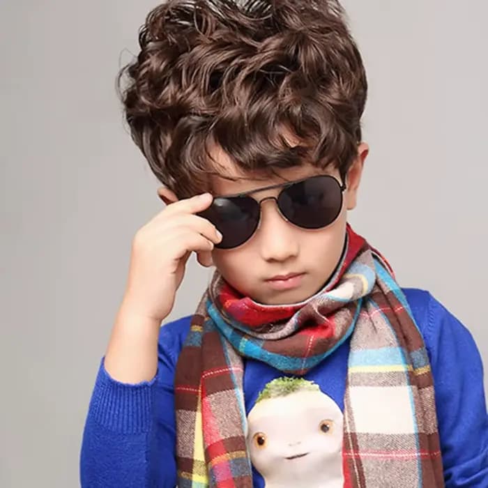 Nouvelles lunettes de soleil vintage nouvelle mode bébé enfants garçon fille pilote lunettes de sole