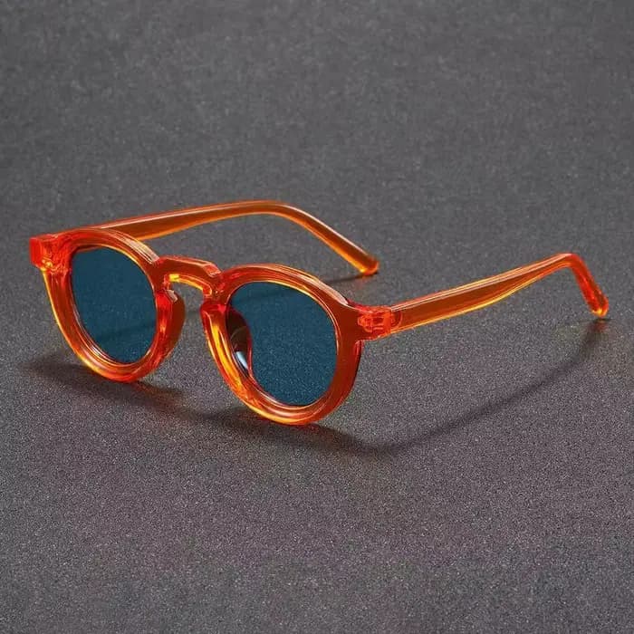Nouvelles Lunettes de Soleil Rondes Vintage pour Femmes et Hommes, Lunettes de Soleil Circulaires de