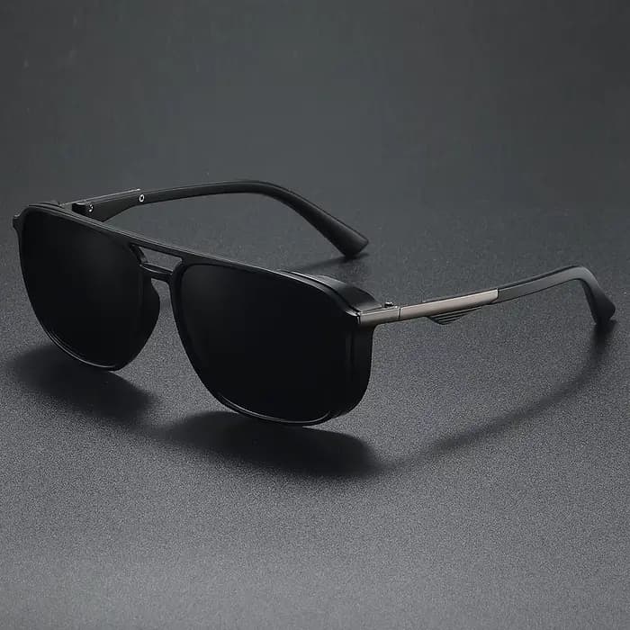Lunettes de soleil polarisées steampunk JSJM 2024, nouveau style pour hommes et femmes, lunettes de