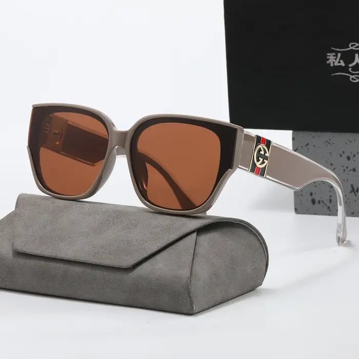 Lunettes De soleil polarisées carrées vertes pour femmes, pour conduite, voyage, lettres De luxe, un