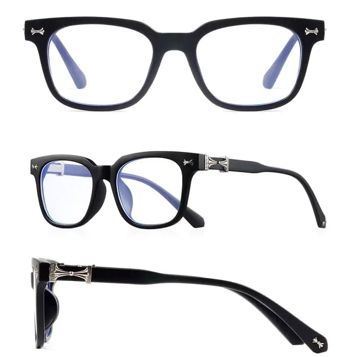 CRIXALIS 10 pièces Anti lumière bleue lunettes pour femmes hommes carré décontracté neutre pour Hall