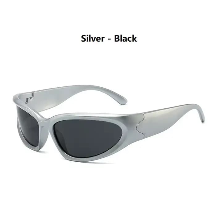 Lunettes de soleil vintage Y2K classiques style punk, pour femmes et hommes, de marque de luxe, lune