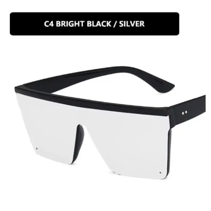 Lunettes de soleil une pièce à grande monture, tendance européenne et américaine, pour hommes et fem