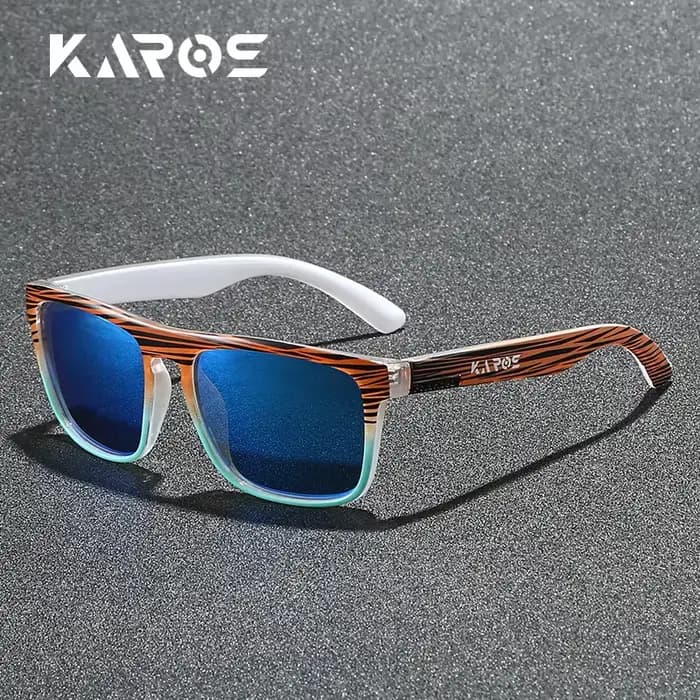 KAROS lunettes de soleil polarisées pour hommes/femmes monture camouflage Protection UV400 pour la c