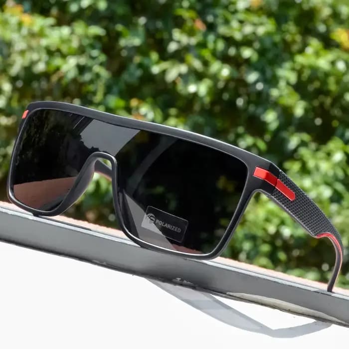 CRIXALIS mode lunettes de soleil polarisées pour hommes carré surdimensionné Anti-éblouissement pilo