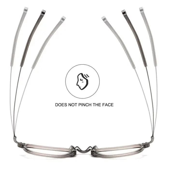 Lunettes rétro à monture ovale ultralégère, montures en acétate de titane pur, lunettes de styliste