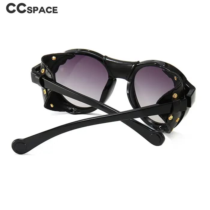 46311 Steam Punk ovale coupe-vent lunettes de soleil Vintage hommes femmes nuances UV400 Vintage lun
