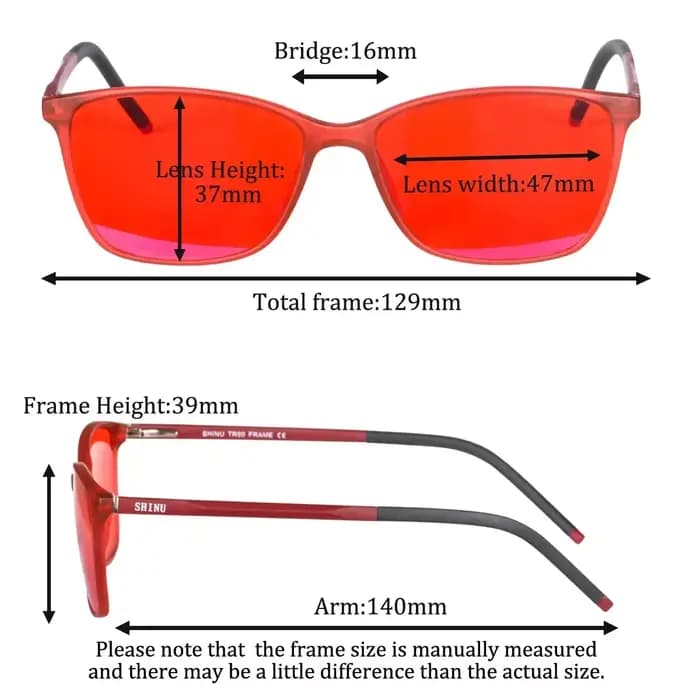 Lunettes d'ordinateur bloquant la lumière bleue pour femmes, verres rouges, 100% bloquant pour un bo