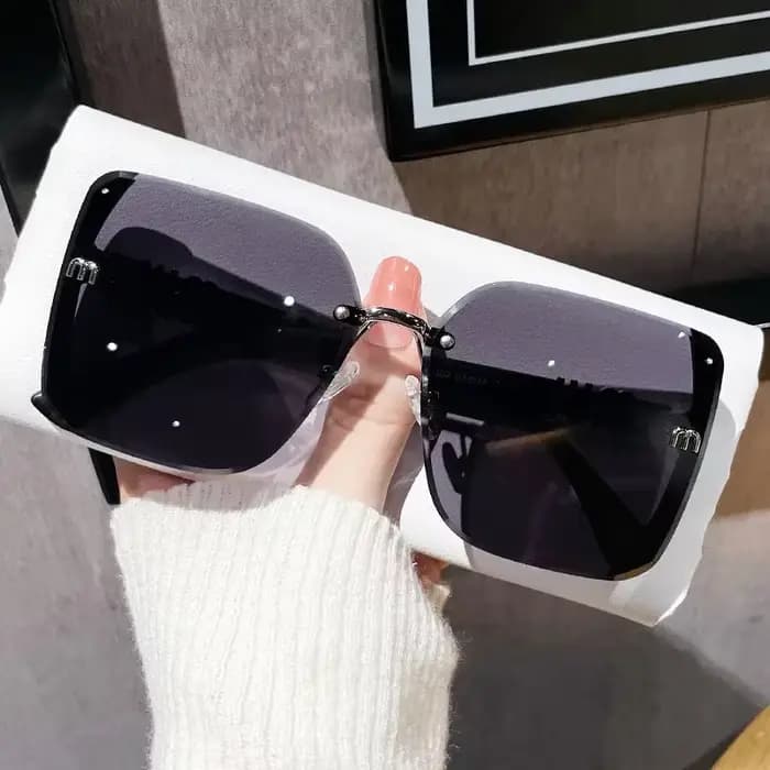 Lunettes de soleil carrées de marque tendance pour femmes, design de luxe, style vintage, pour la co