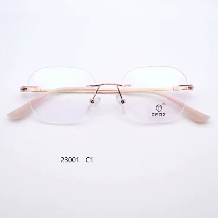 Montures de lunettes optiques sans monture en titane à mémoire de forme à bas prix pour hommes et fe