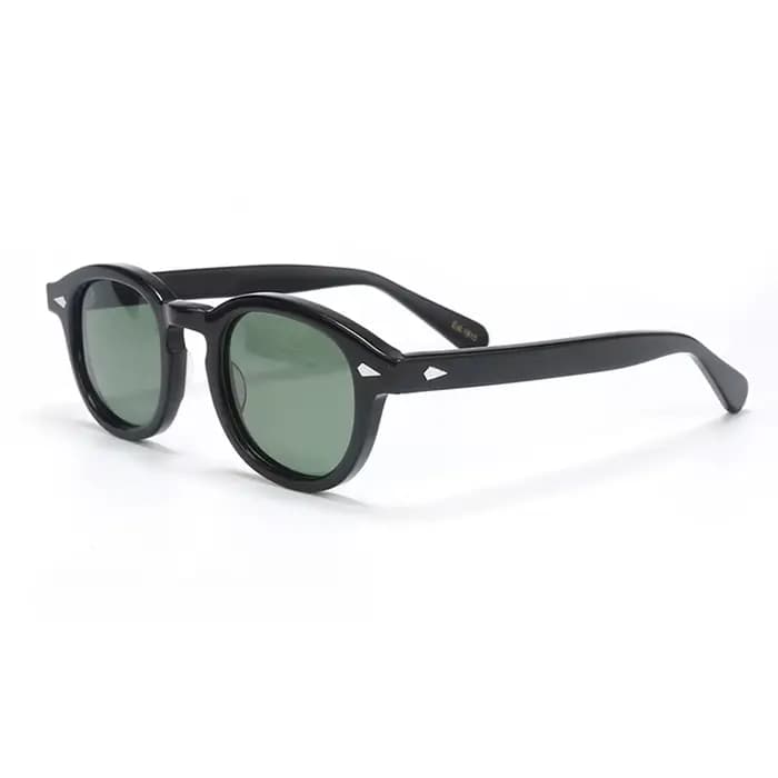 Lunettes de soleil polarisées Johnny Depp pour hommes et femmes, monture en acétate, marque de luxe,
