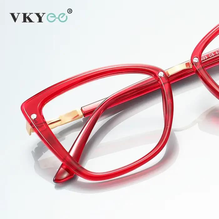 VKYEE géométrique minimaliste conception personnalisée Anti-lumière bleue lunettes photochromiques p