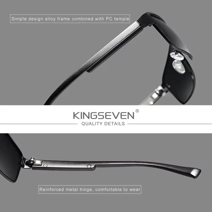 KINGSEVEN Hommes Polarisées Photochromiques lunettes de Soleil Femmes Caméléon Lunettes de Soleil UV
