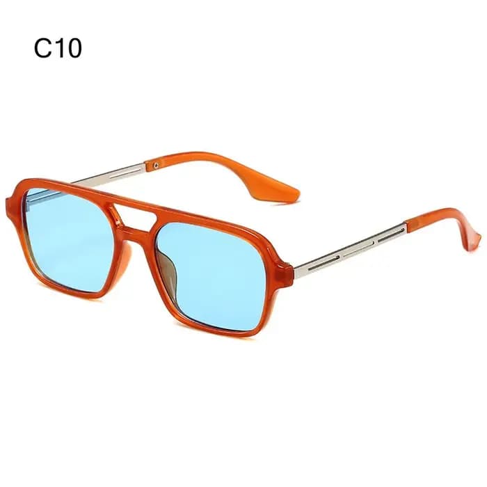 Lunettes de soleil carrées vintage rétro pour femmes et hommes, lunettes de soleil des années 70, gr