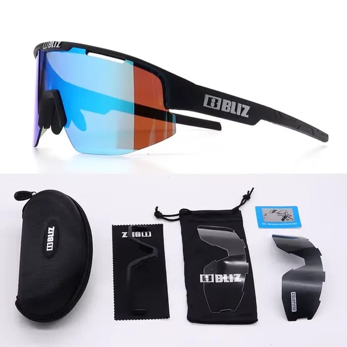 Lunettes de vélo polarisées B BLIZ, protection solaire UV400, lunettes de cyclisme ultralégères, mon