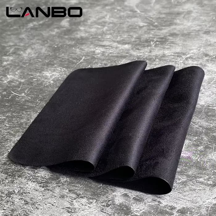 LANBO-Nettoyant pour lunettes en microcarence, 100 pièces, 145x175mm, nettoyant pour lunettes, lenti