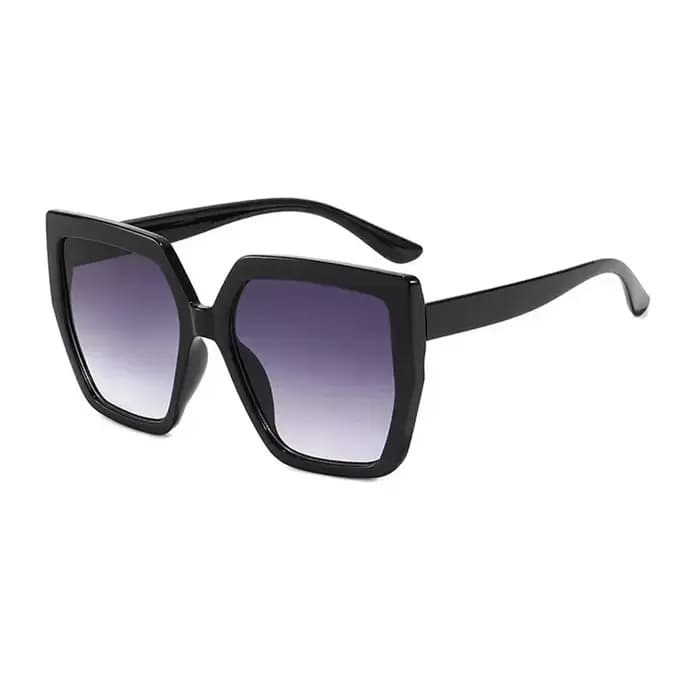 Respzed-Lunettes de soleil noires rétro pour femmes, lunettes de soleil carrées, lunettes de soleil