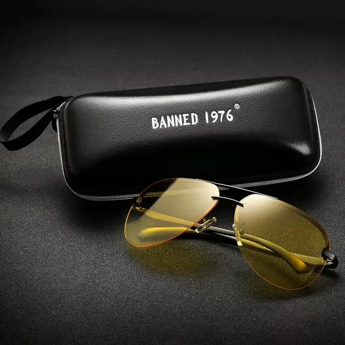 Lunettes de soleil polarisées en aluminium magnésium 2020 pour hommes et femmes, verres jaunes, Visi