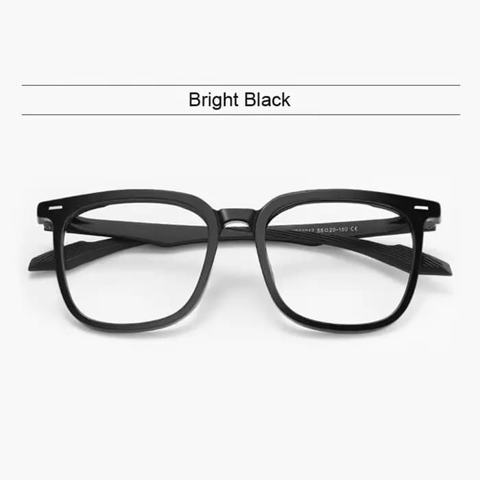 55mm grand cadre lunettes optiques cadre femmes hommes surdimensionné carré monture de lunettes TR90