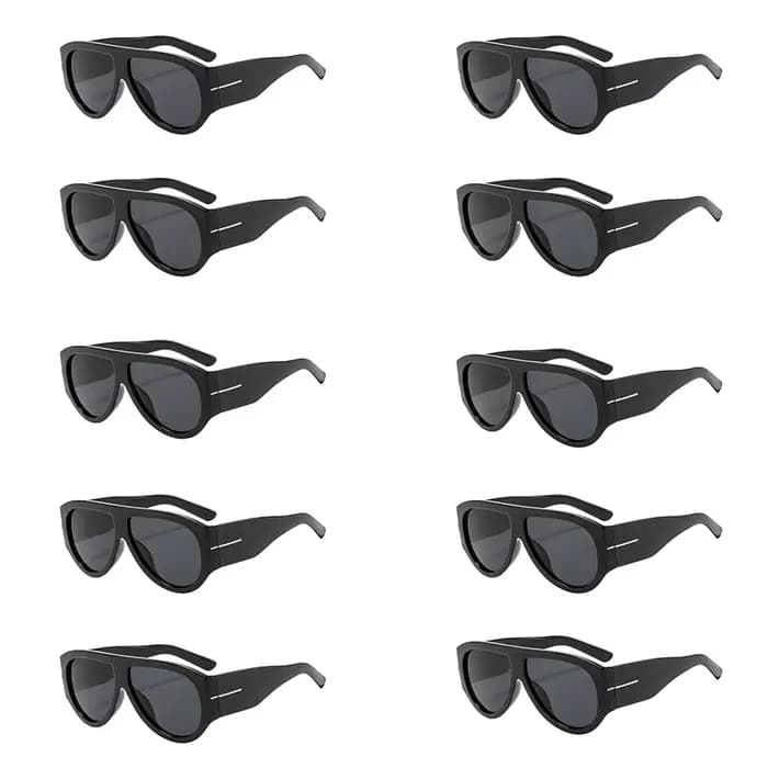 Lunettes de soleil de luxe Y2K surdimensionnées pour femmes, monture large, verres dégradés, style r