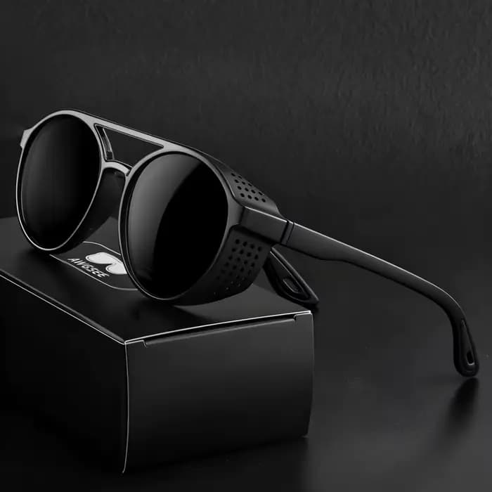 Lunettes de soleil Steampunk Lunettes de soleil de sport polarisées pour hommes et femmes; Lunettes