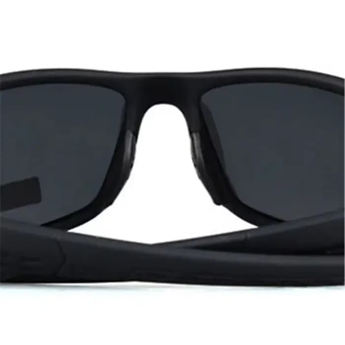Lunettes de soleil polarisées à monture noire pour hommes et femmes, lunettes de conduite en argile,