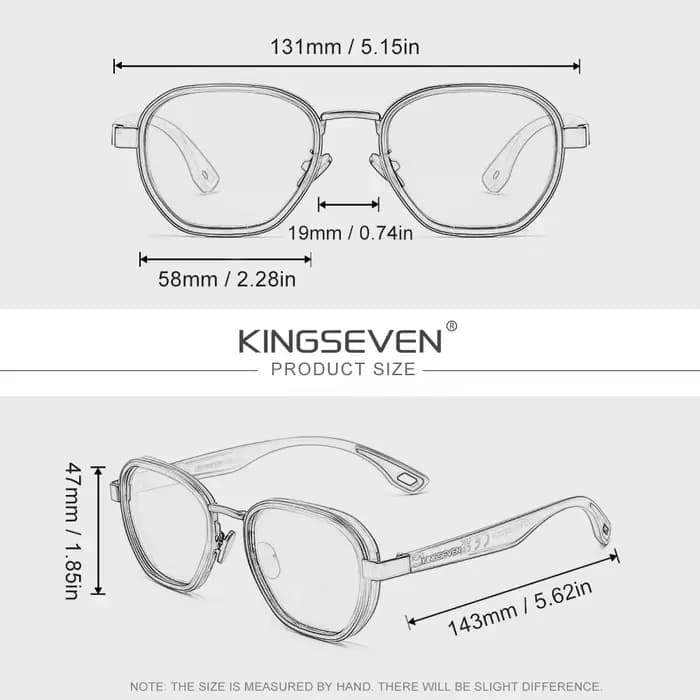 Lunettes de soleil polarisées KINGSEVEN UV400 pour homme et femme, style rétro, mode décontractée, p