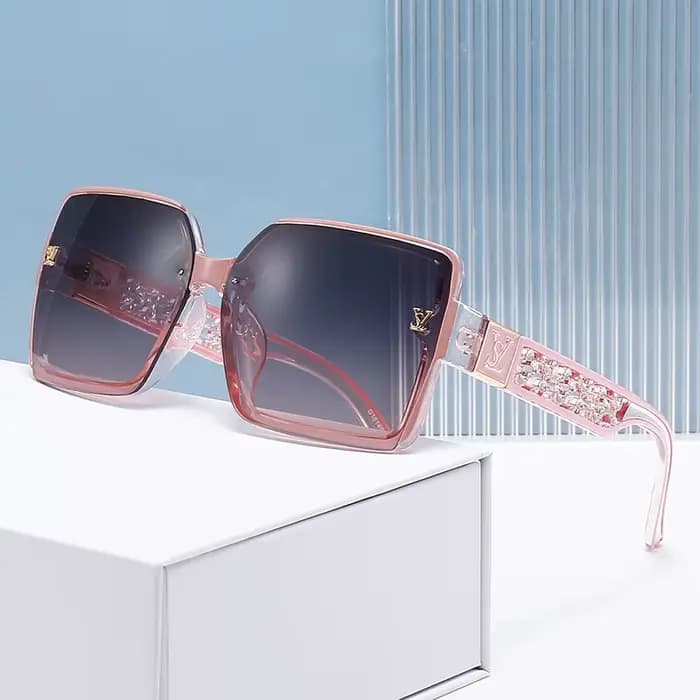 Nouvelles Lunettes de Soleil Glamour 2026 pour Femmes et Hommes – Design Oversize Tendance, Verres C